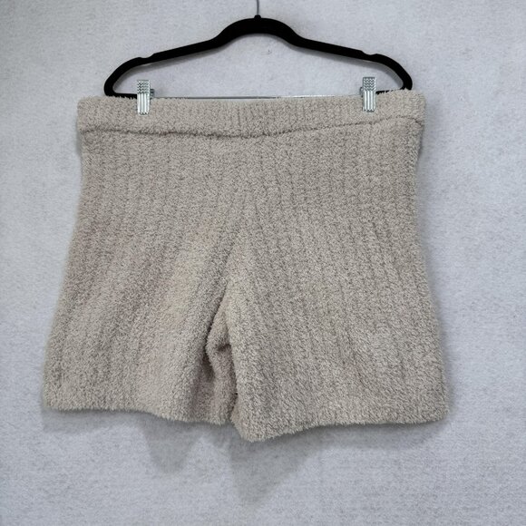 Lonely Ghost Shorts Womens XL Cozy Boucle Knit Lounge High Rise Extra Large - Picture 5 of 8